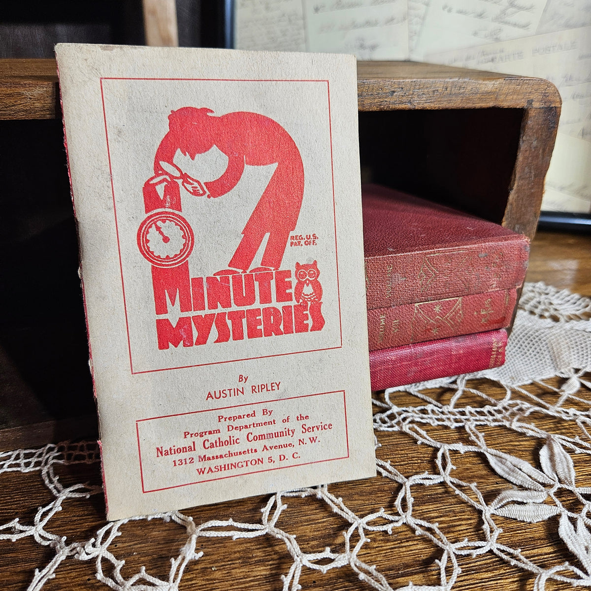 Vintage 7 Minute Mysteries Booklet by Austin Ripley