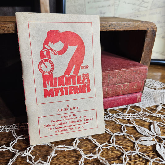 Vintage 7 Minute Mysteries Booklet by Austin Ripley