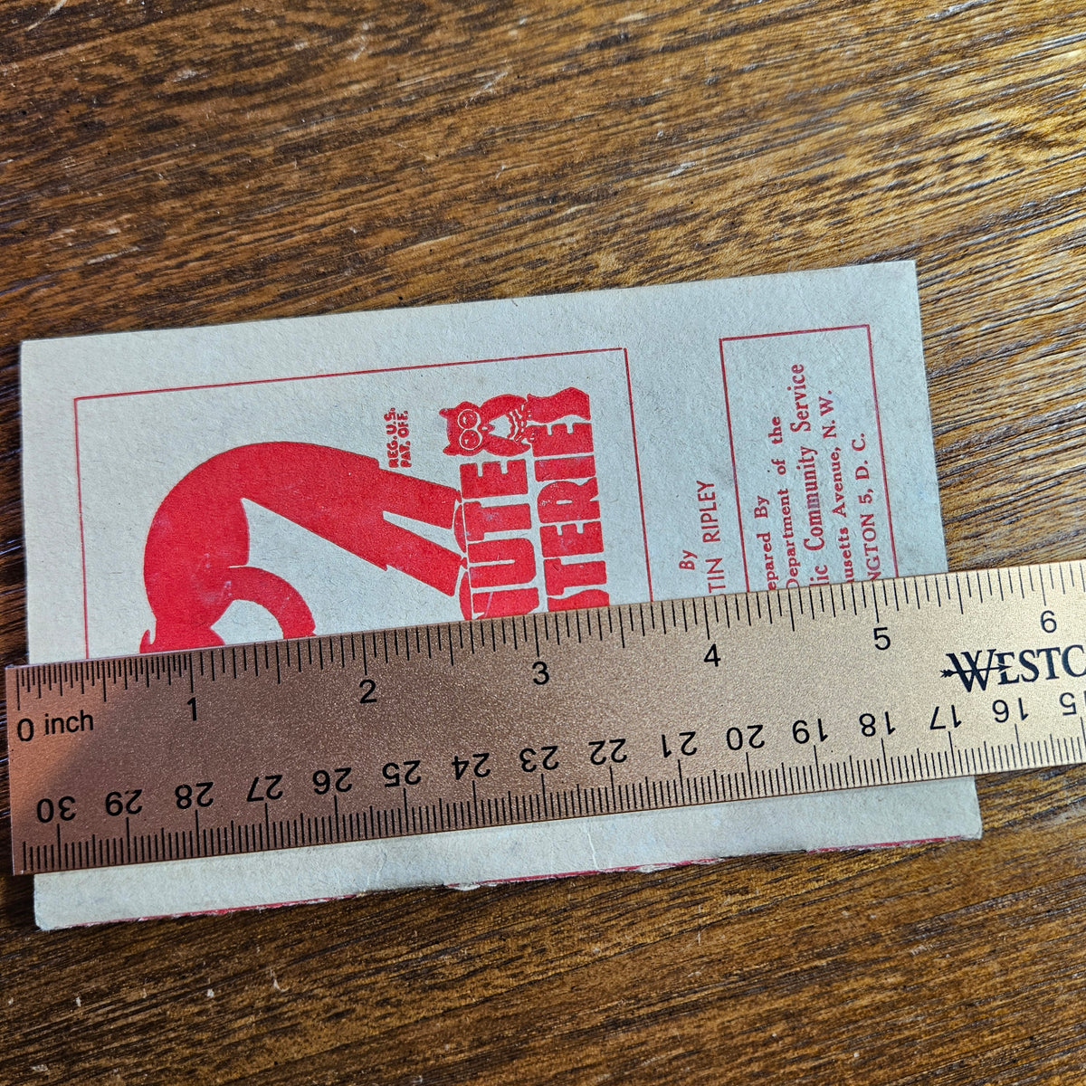 Vintage 7 Minute Mysteries Booklet by Austin Ripley
