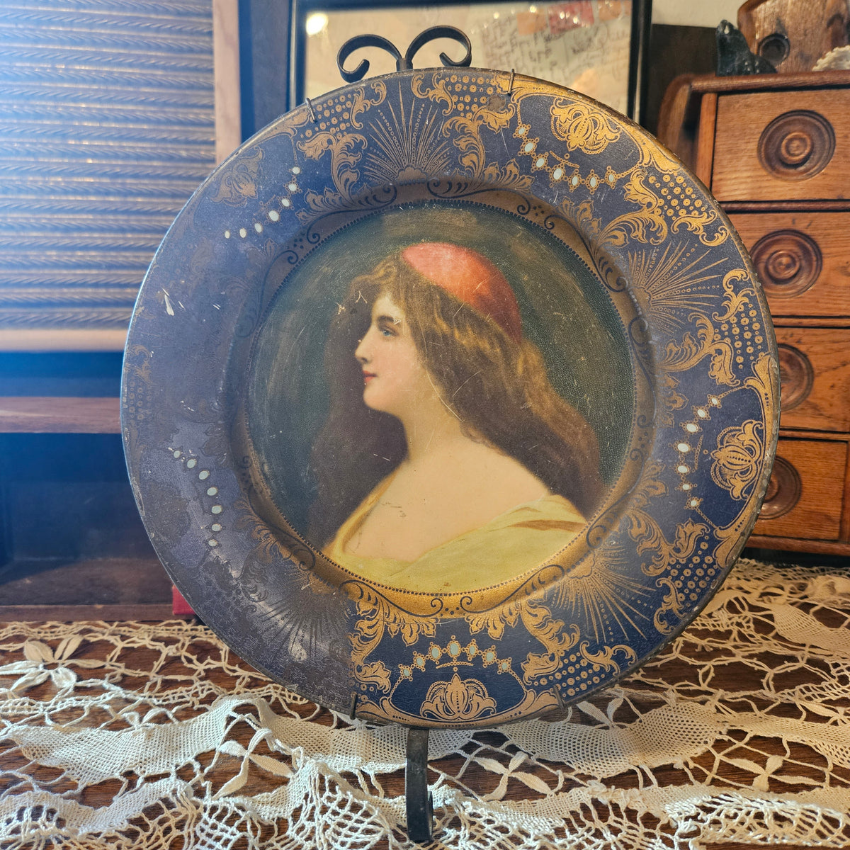 Vienna Art Plates 1905 Portrait Decorative Plate