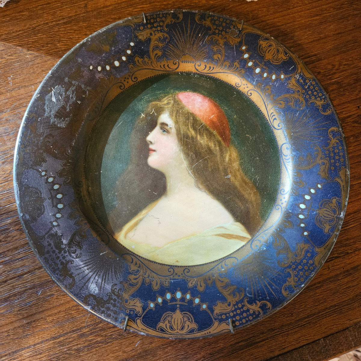 Vienna Art Plates 1905 Portrait Decorative Plate
