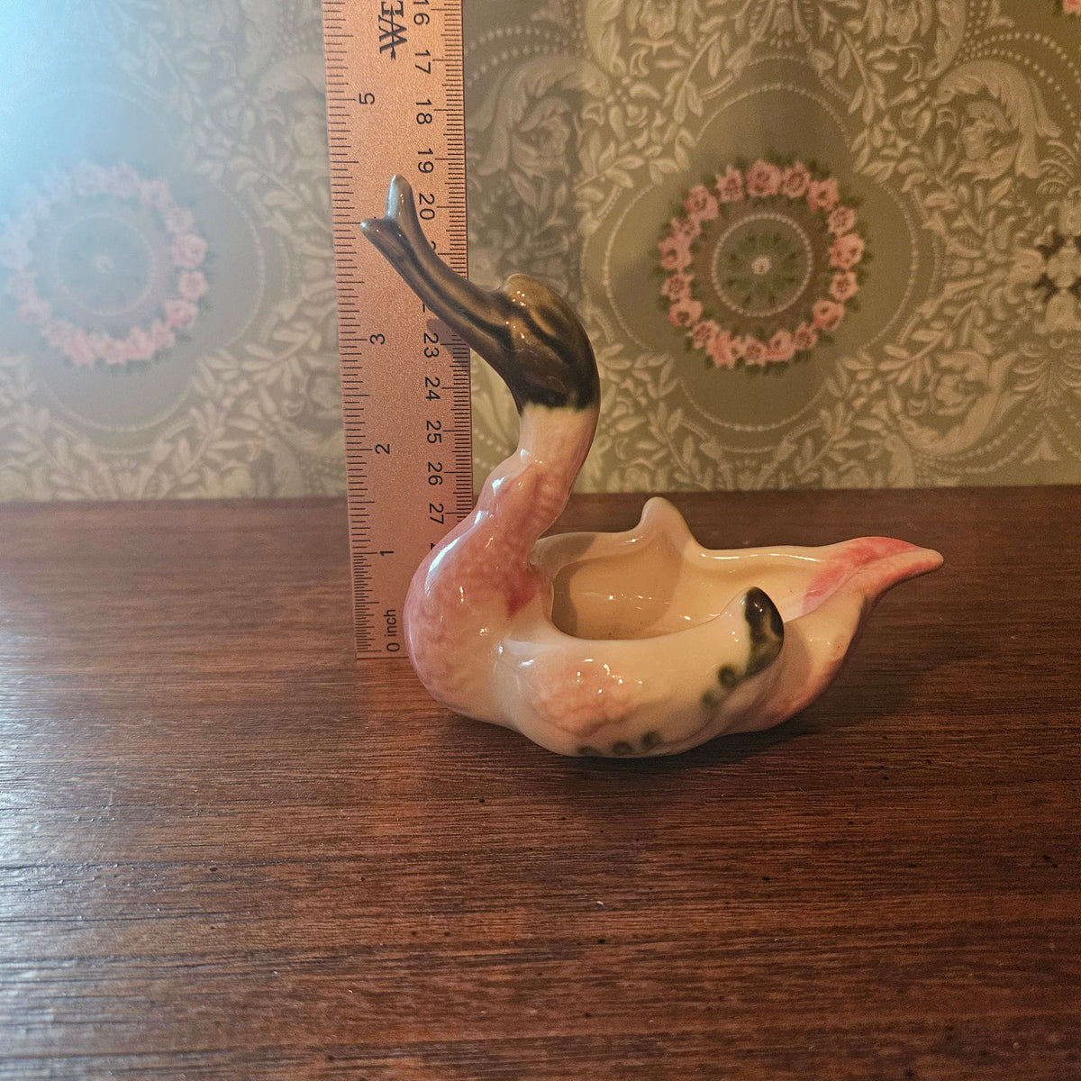 Hull Pottery Swan Planter Trinket Dish