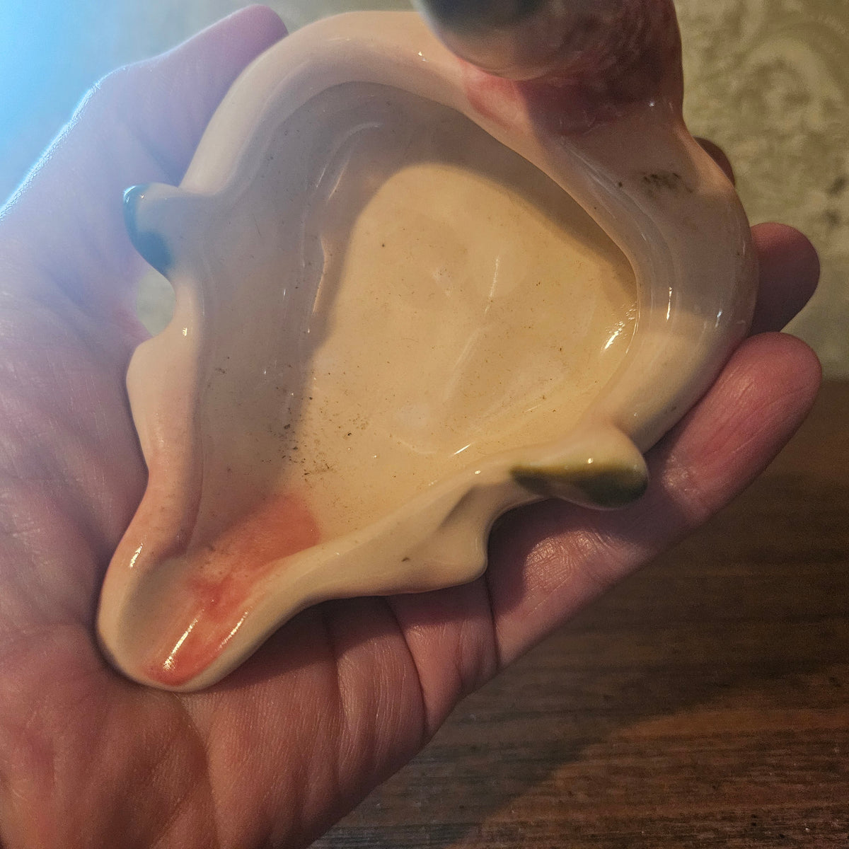 Hull Pottery Swan Planter Trinket Dish