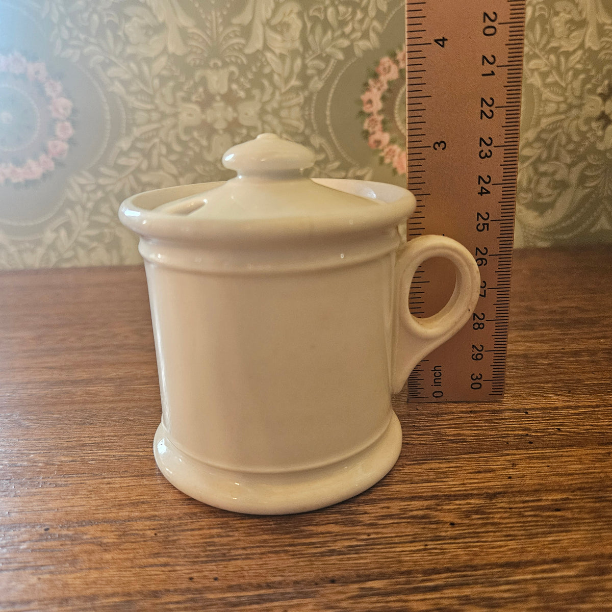 Knowles, Taylor & Knowles Semi-Vitreous Covered Condiment Server