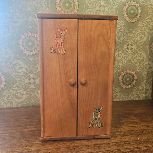 Strombecker Doll Wardrobe with Hangers