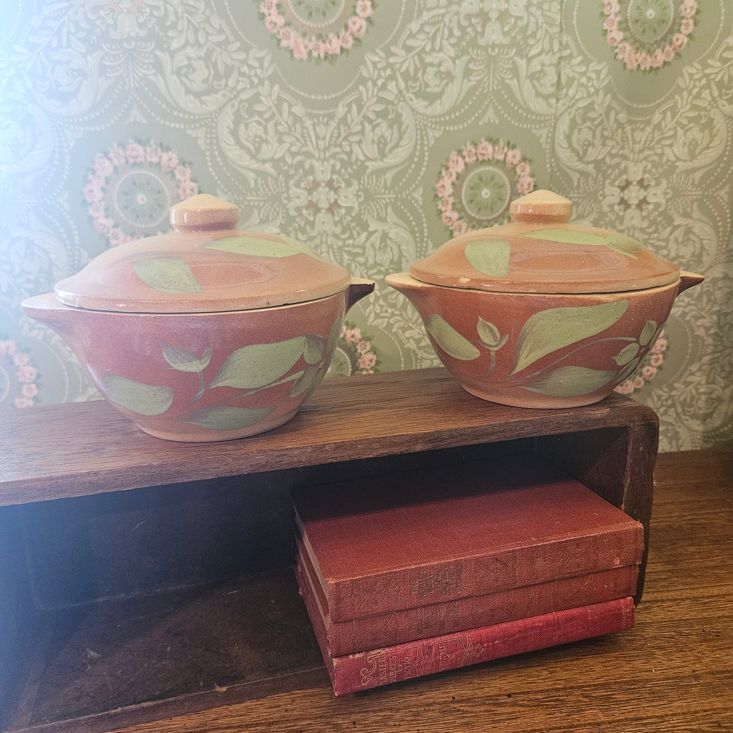Pair - J&G Meakin Covered Casseroles