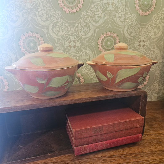 Pair - J&G Meakin Covered Casseroles