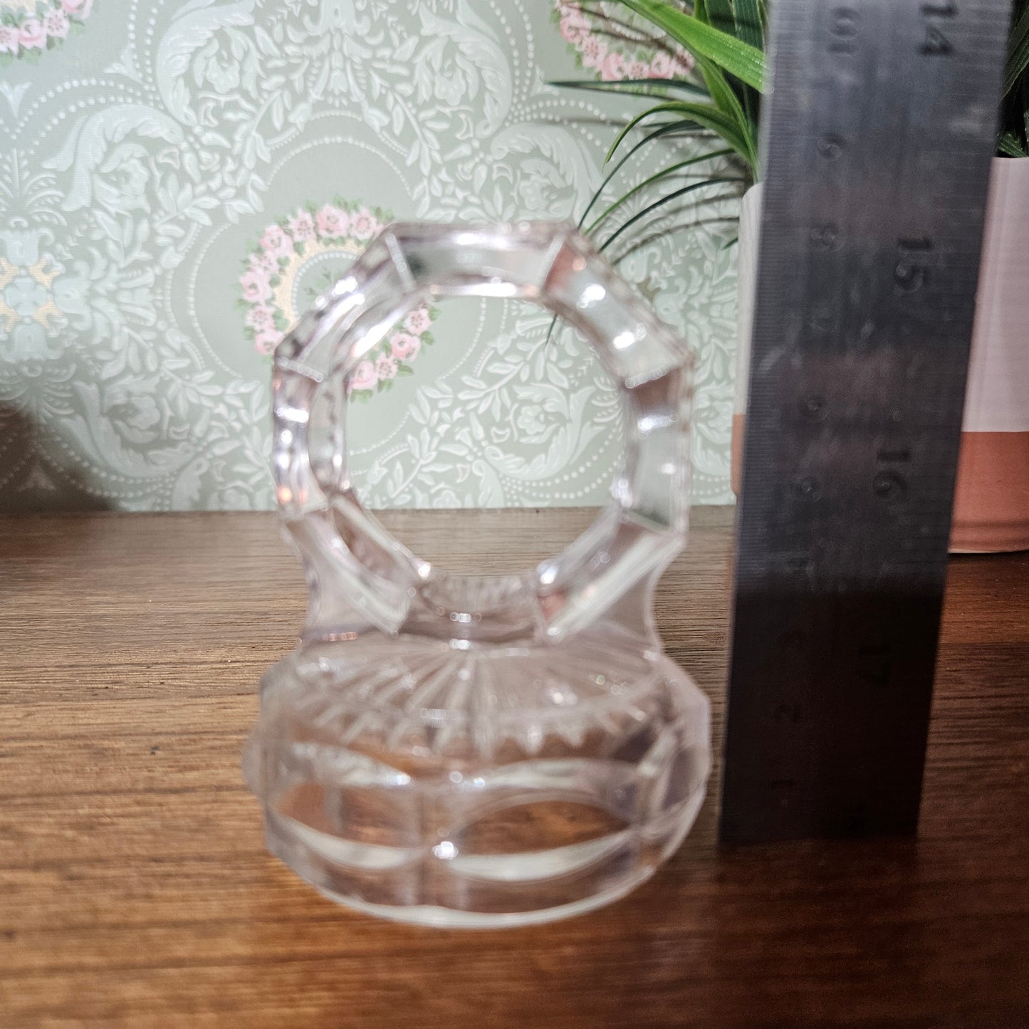 Clear Pressed Glass Figural Napkin Ring