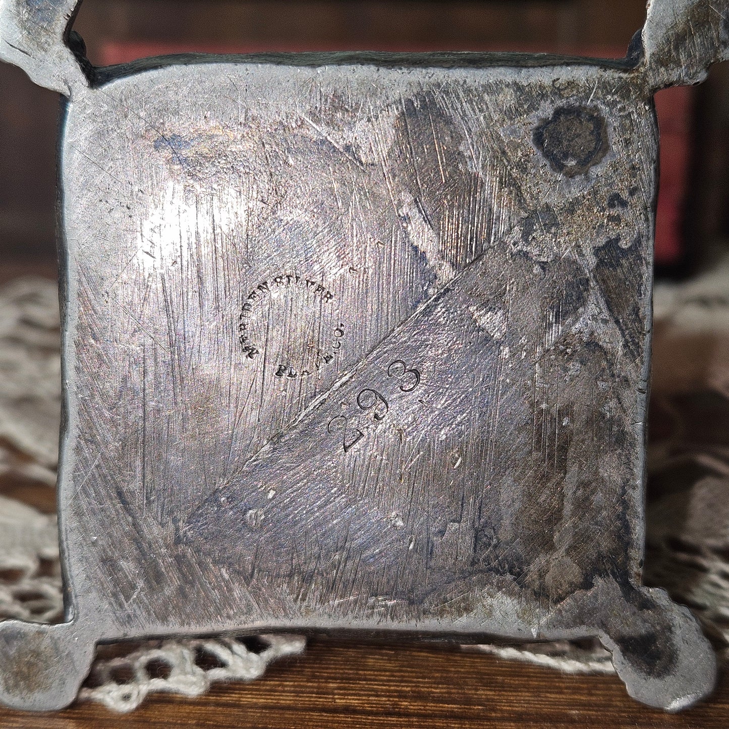 Figural Otter Silver tone Napkin Ring