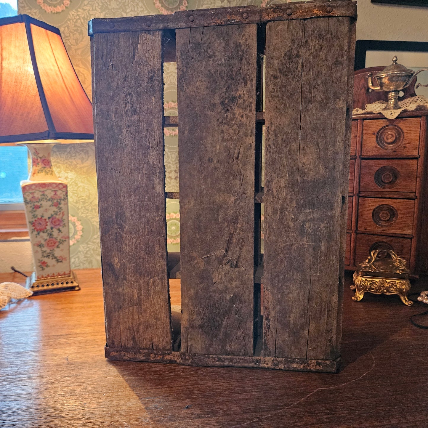 Hess Bottling Polson Montana Wooden Soda Crate