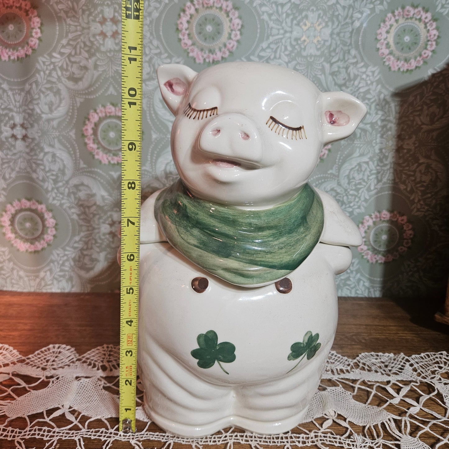 Vintage Irish Pig Cookie Jars Pair