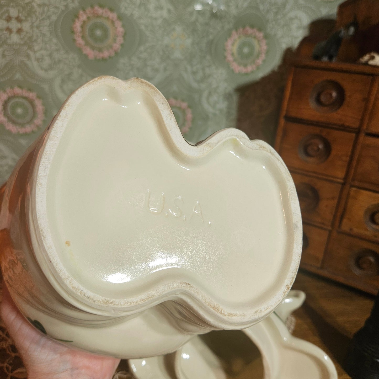 Vintage Irish Pig Cookie Jars Pair