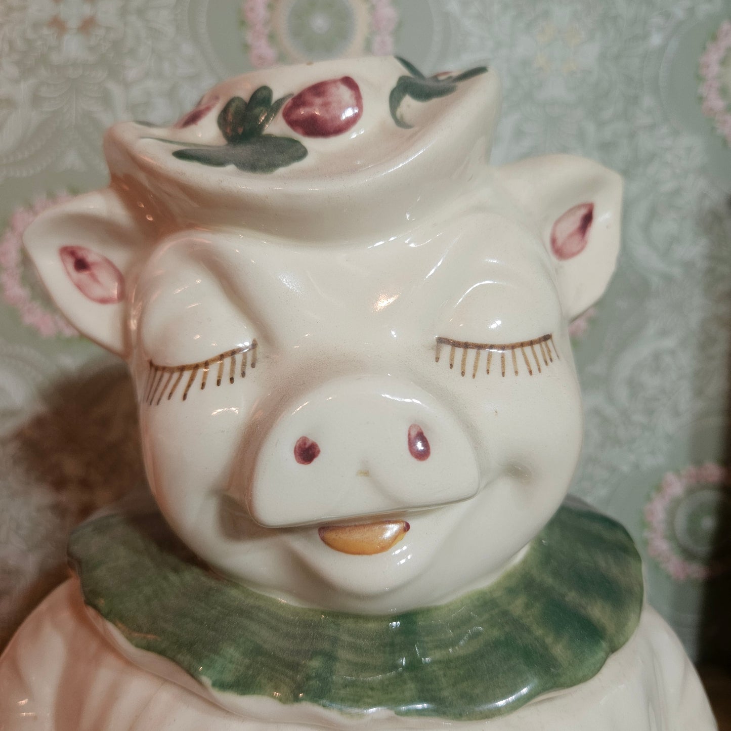 Vintage Irish Pig Cookie Jars Pair