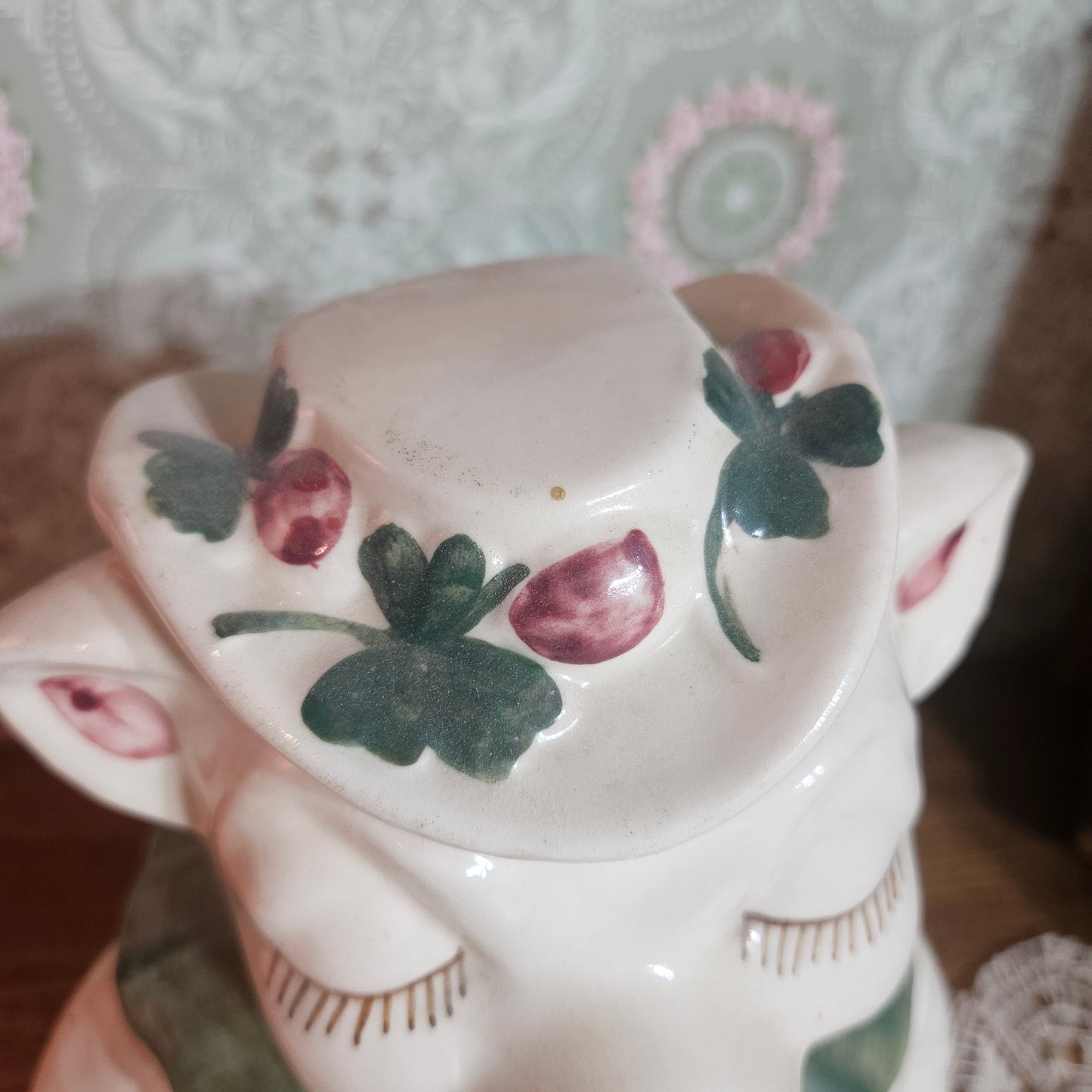 Vintage Irish Pig Cookie Jars Pair