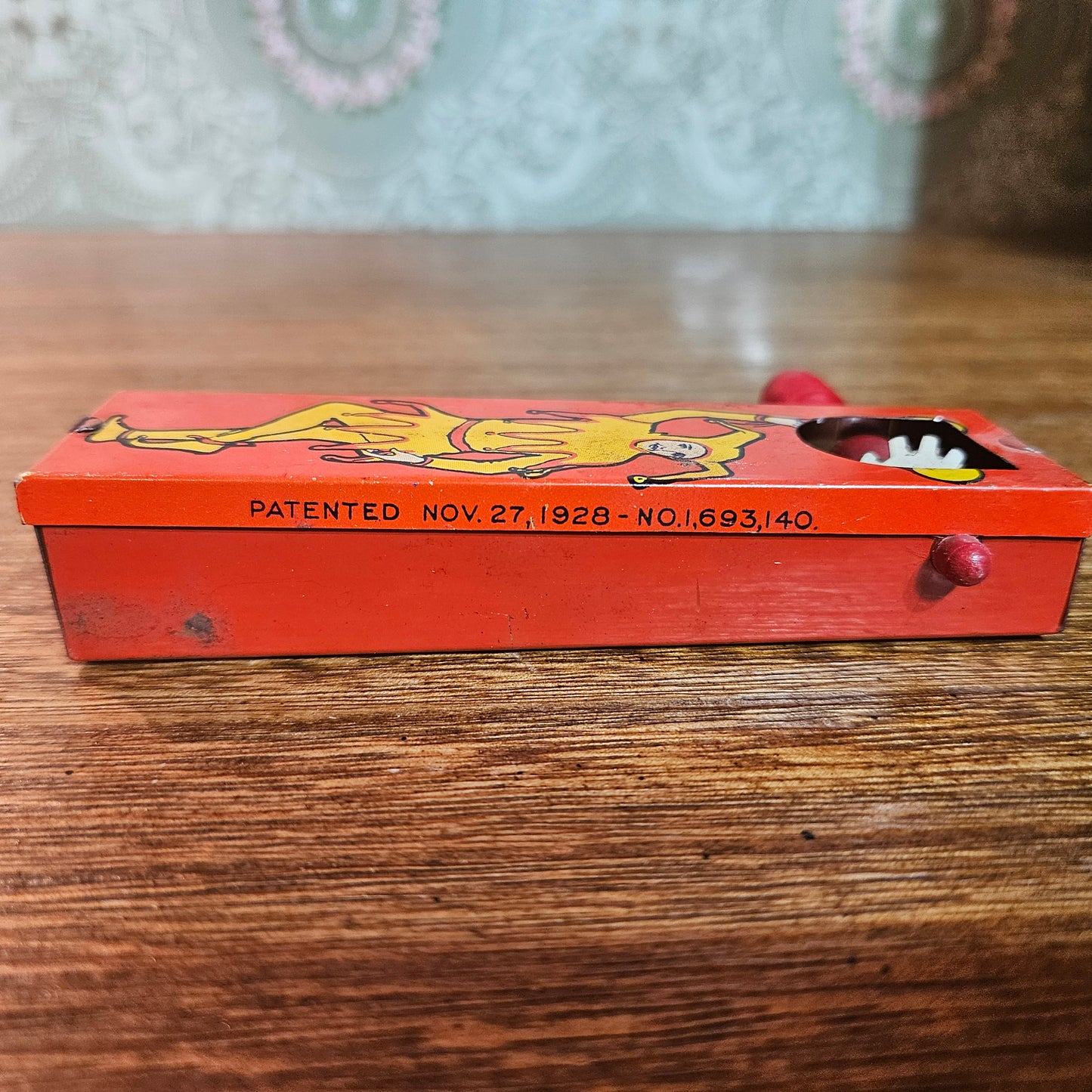 1928 Kirchhof Clown Crank Tin Toy Working