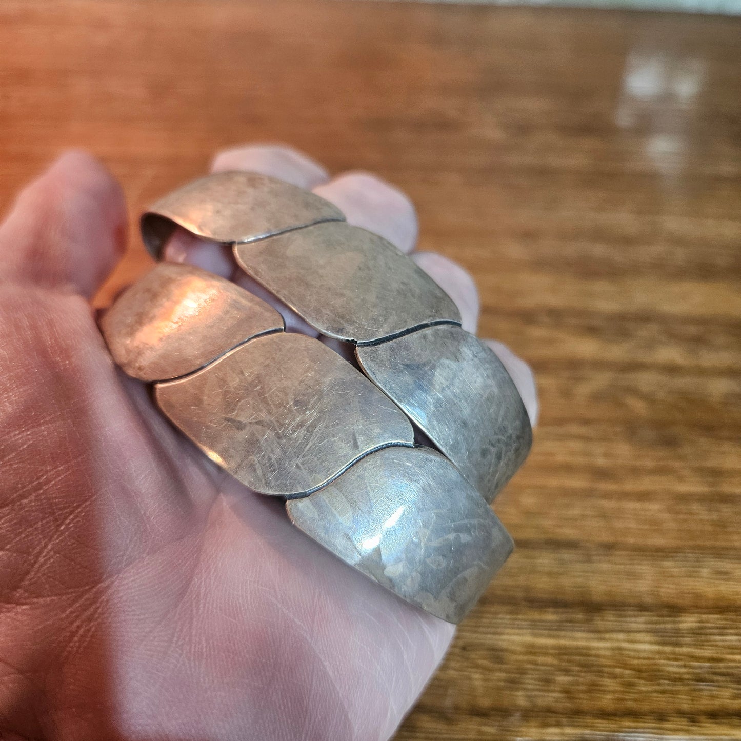 Randahl Hand Wrought Sterling Napkin Rings Pair No. 82