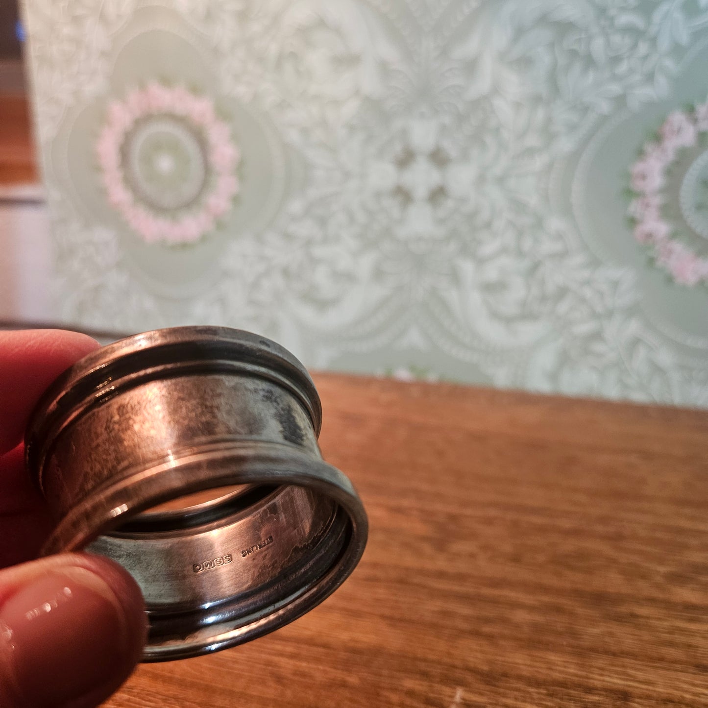 Vintage Sterling Silver Napkin Ring 15 Grams