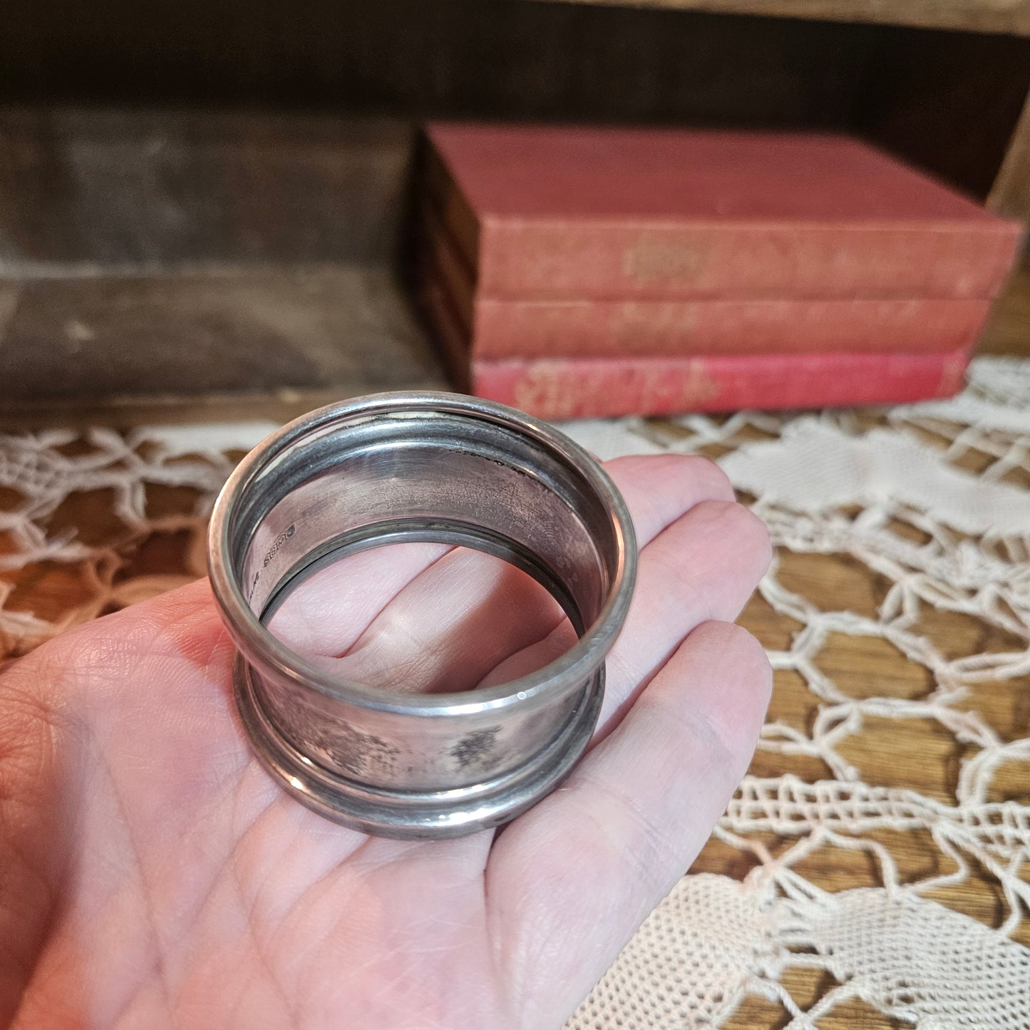 Vintage Sterling Silver Napkin Ring 15 Grams