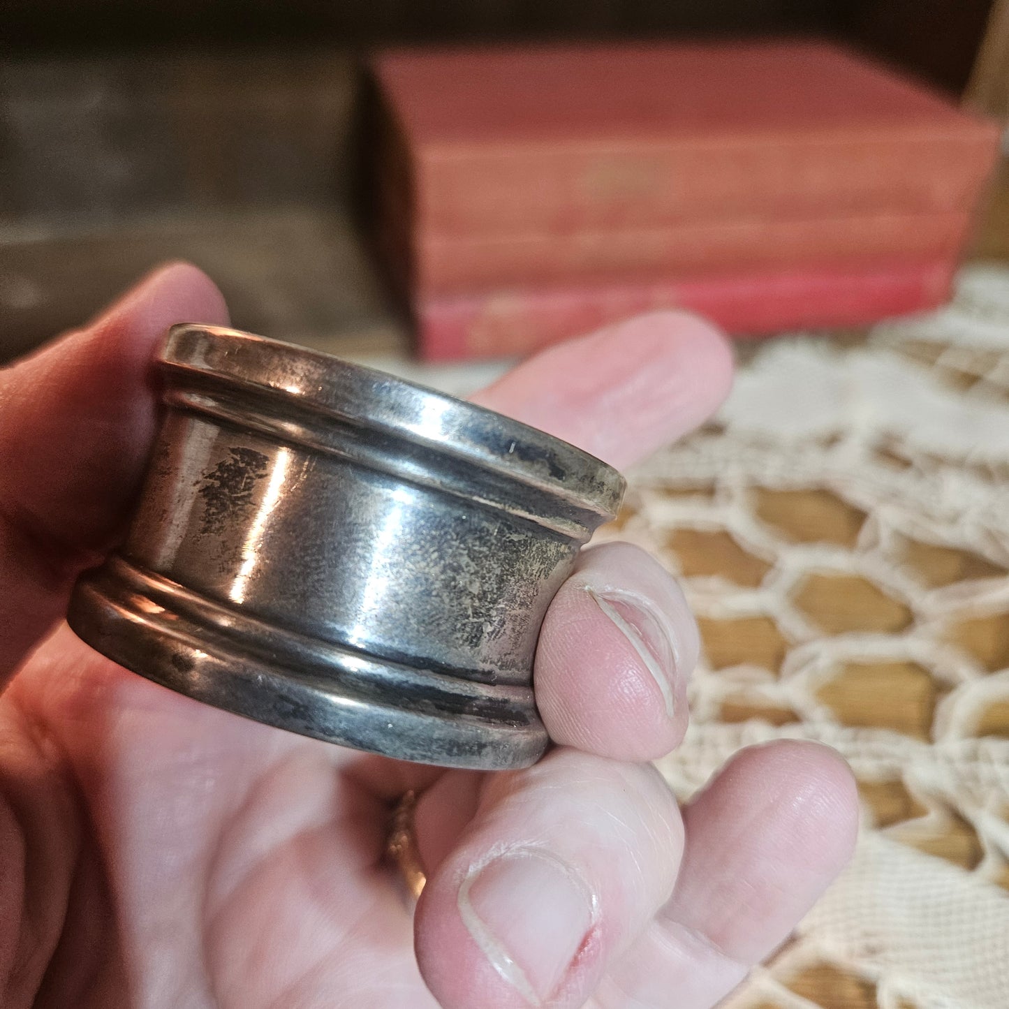 Vintage Sterling Silver Napkin Ring 15 Grams