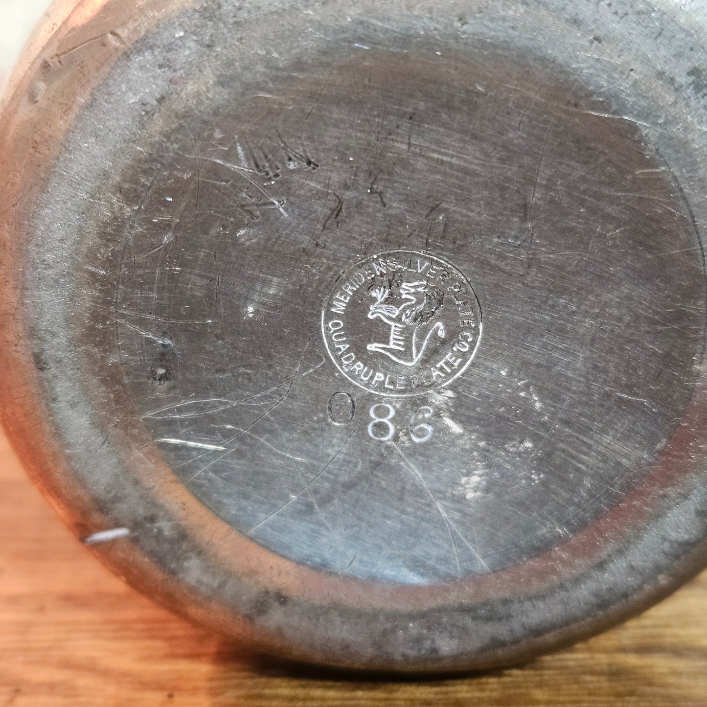 Meriden Quadruple Plate Floral Toothpick Holder