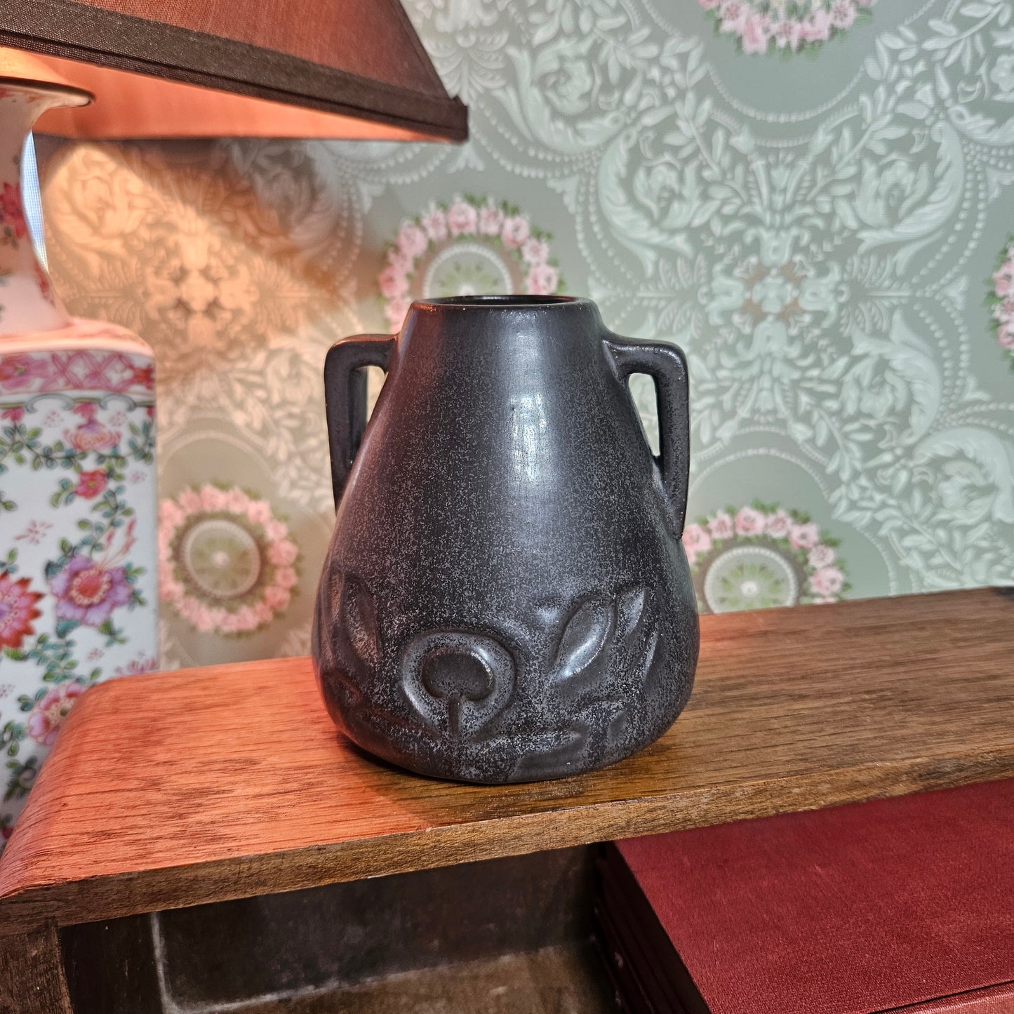 1913 Rookwood Pottery Matte Black Vase Shape 2881