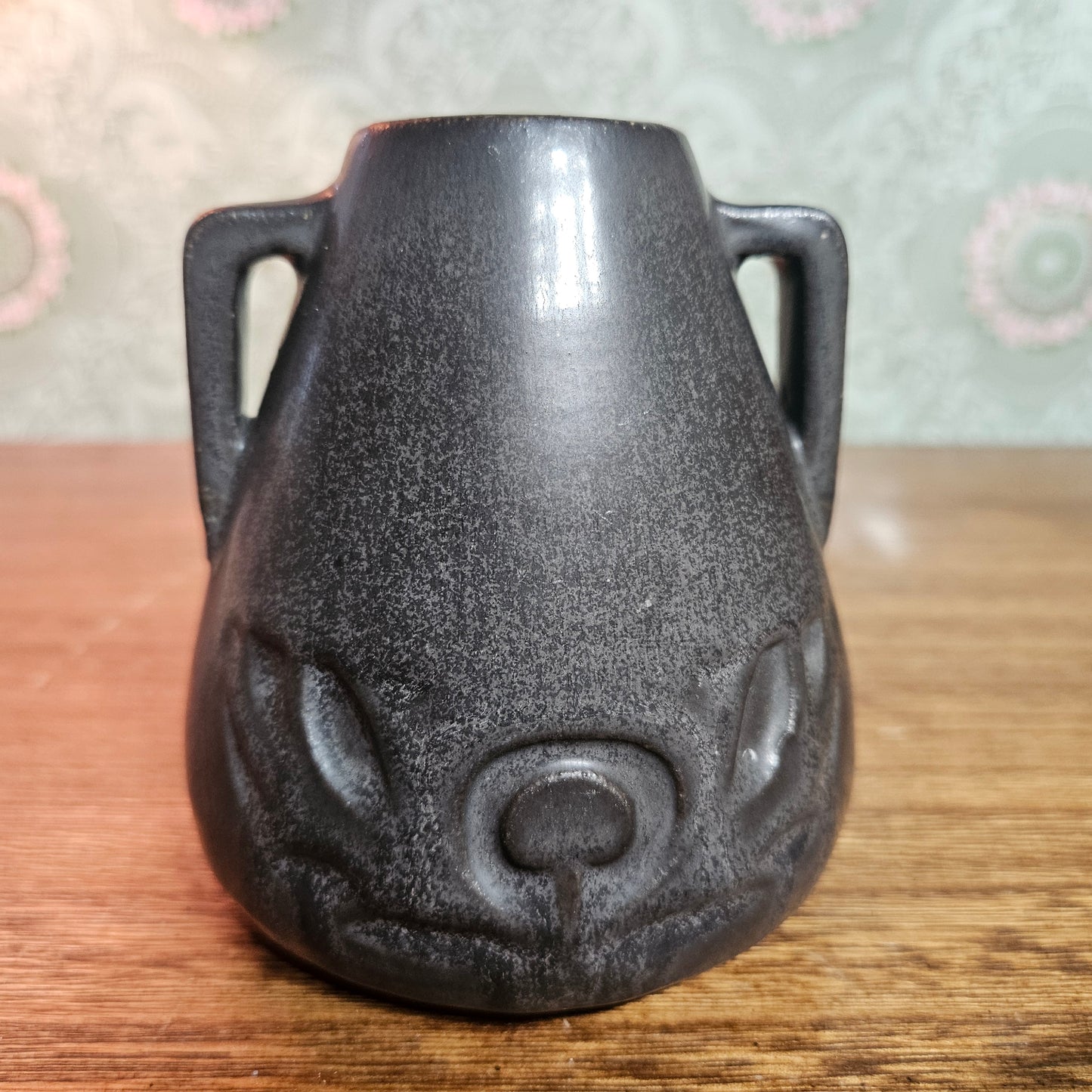 1913 Rookwood Pottery Matte Black Vase Shape 2881
