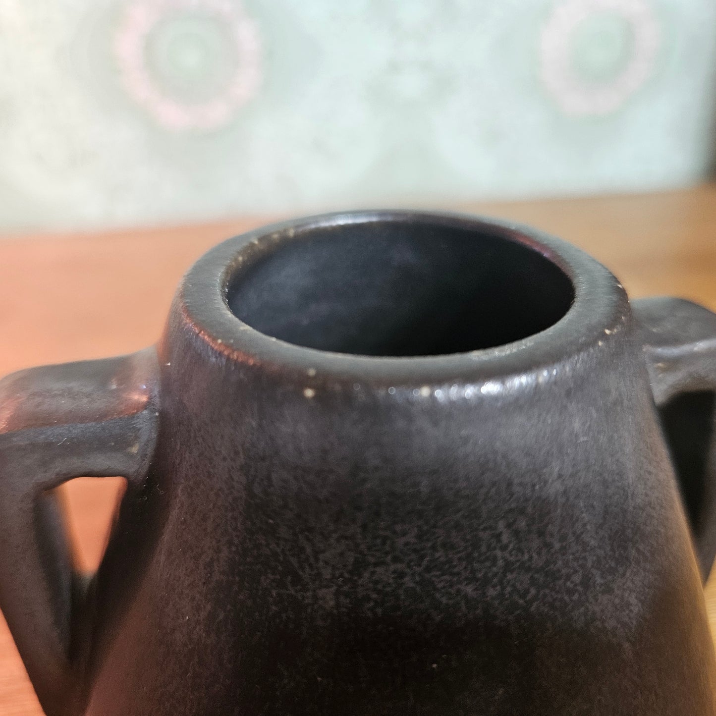 1913 Rookwood Pottery Matte Black Vase Shape 2881