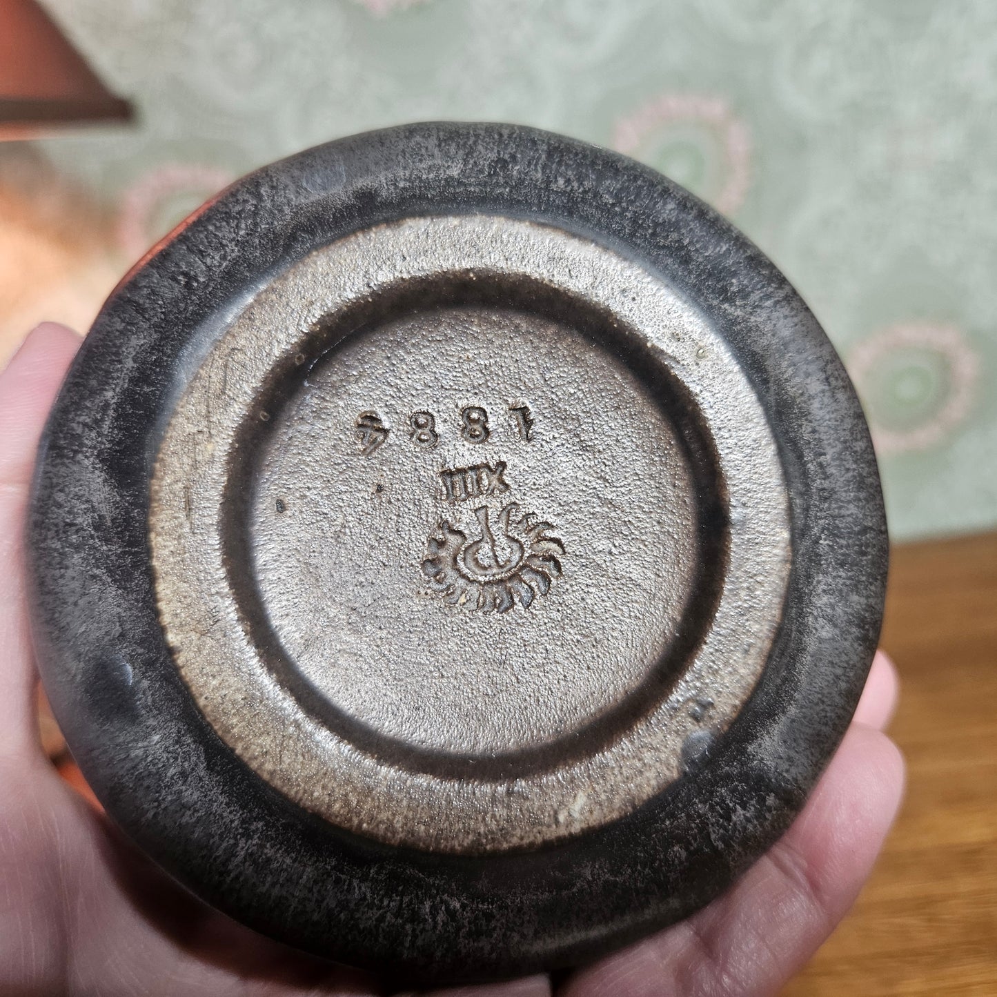 1913 Rookwood Pottery Matte Black Vase Shape 2881