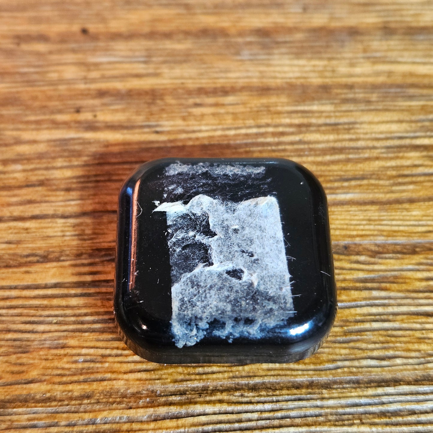 Miniature Hand-Painted Black Floral Box