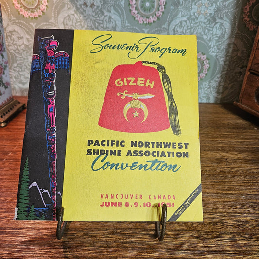1951 Pacific Northwest Shrine Convention Souvenir Program