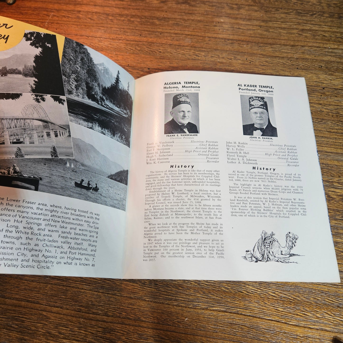 1951 Pacific Northwest Shrine Convention Souvenir Program