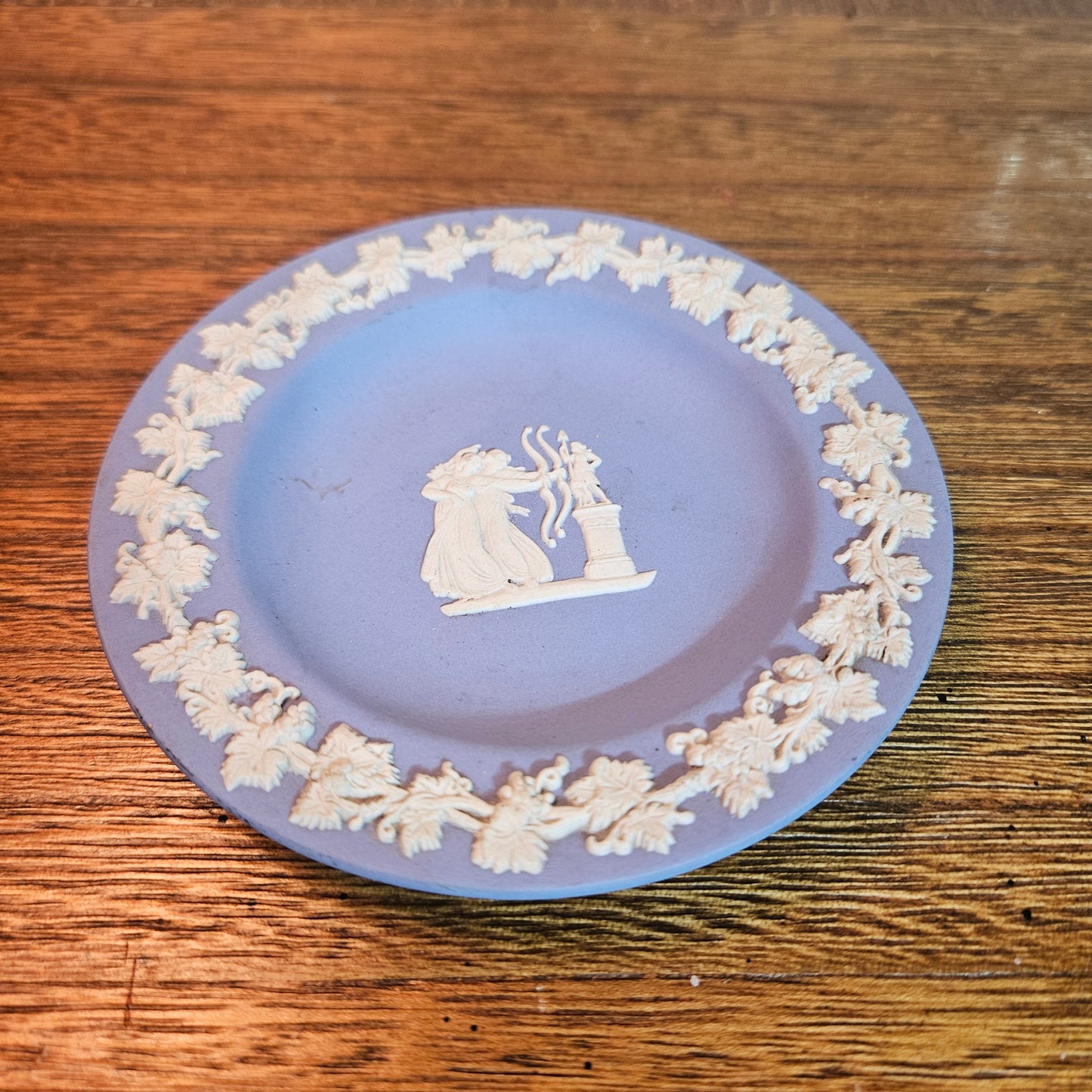 Pair of Wedgwood Blue Jasperware Classical Dishes