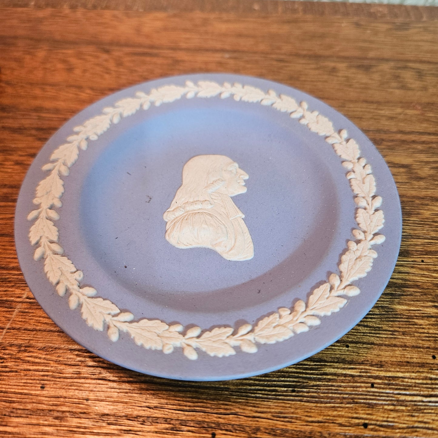 Pair of Wedgwood Blue Jasperware Classical Dishes