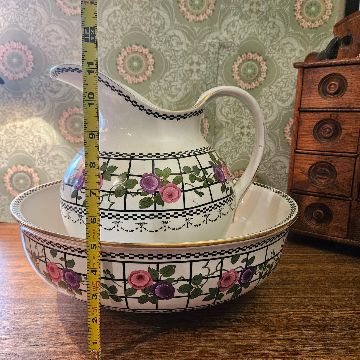 Wedgwood & Co Imperial Porcelain Wash Basin & Pitcher