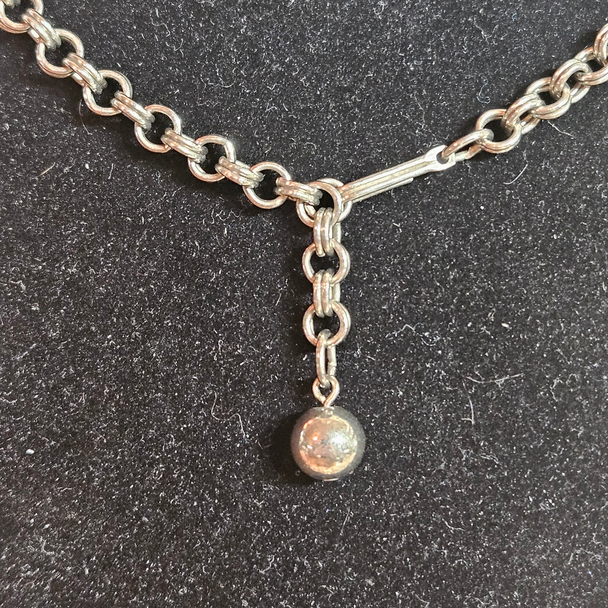 Silver Tone Filigree Floral Bib Necklace