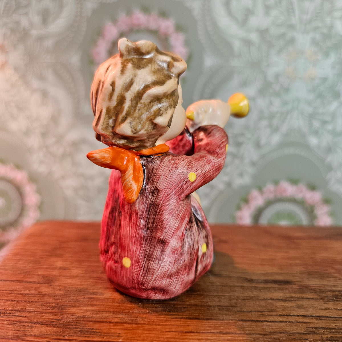 Goebel W. Germany Child Playing Horn Figurine