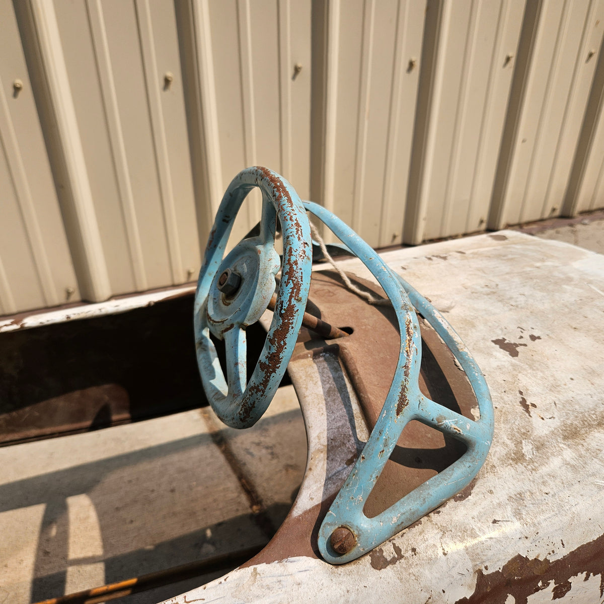 Metal Pedal Car with Original Distressed Patina