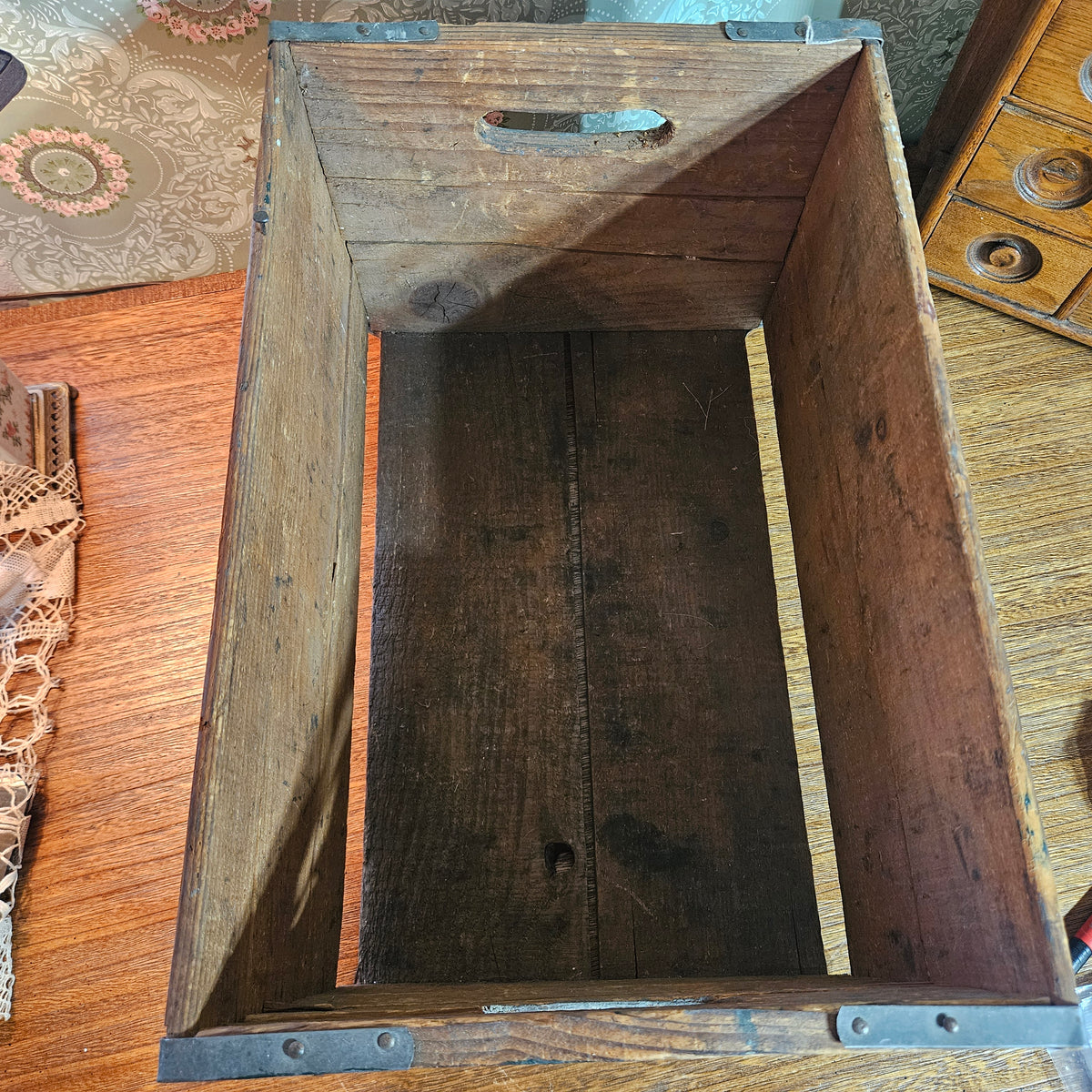 Pepsi-Cola Wooden Advertising Crate