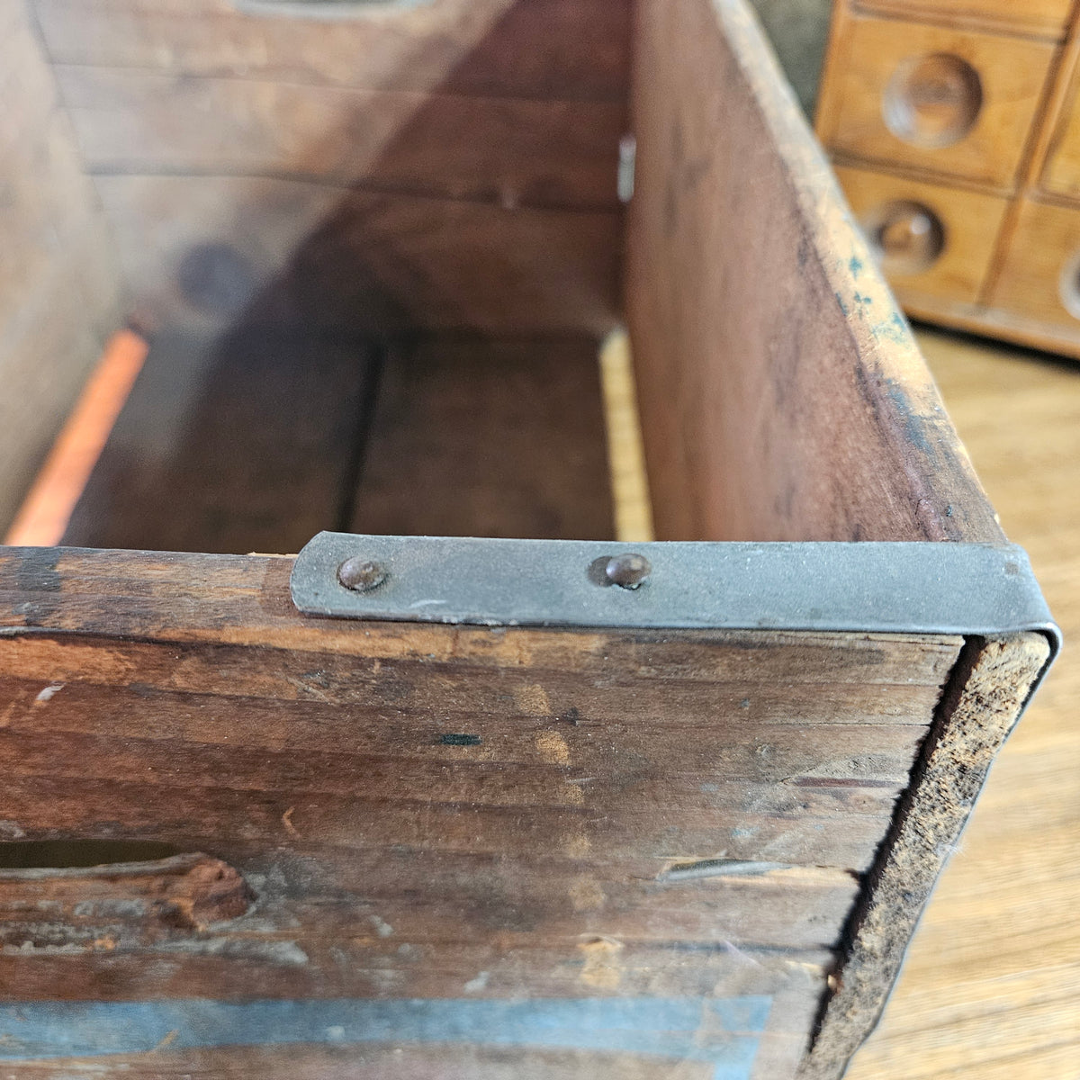 Pepsi-Cola Wooden Advertising Crate