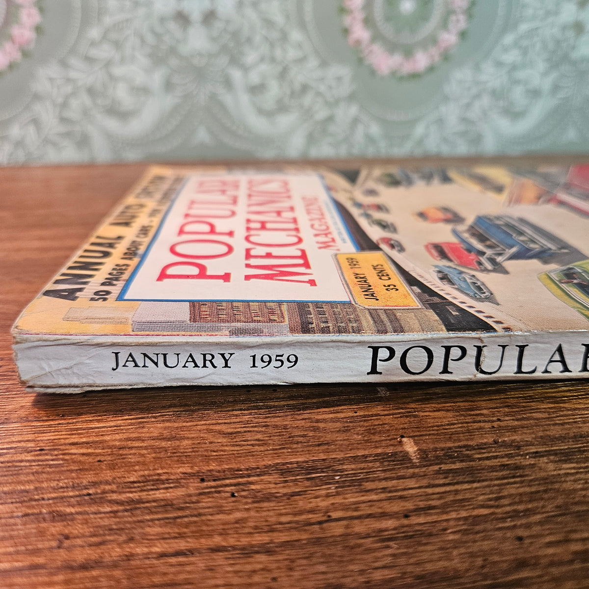 Popular Mechanics January 1959 Annual Auto Section Magazine