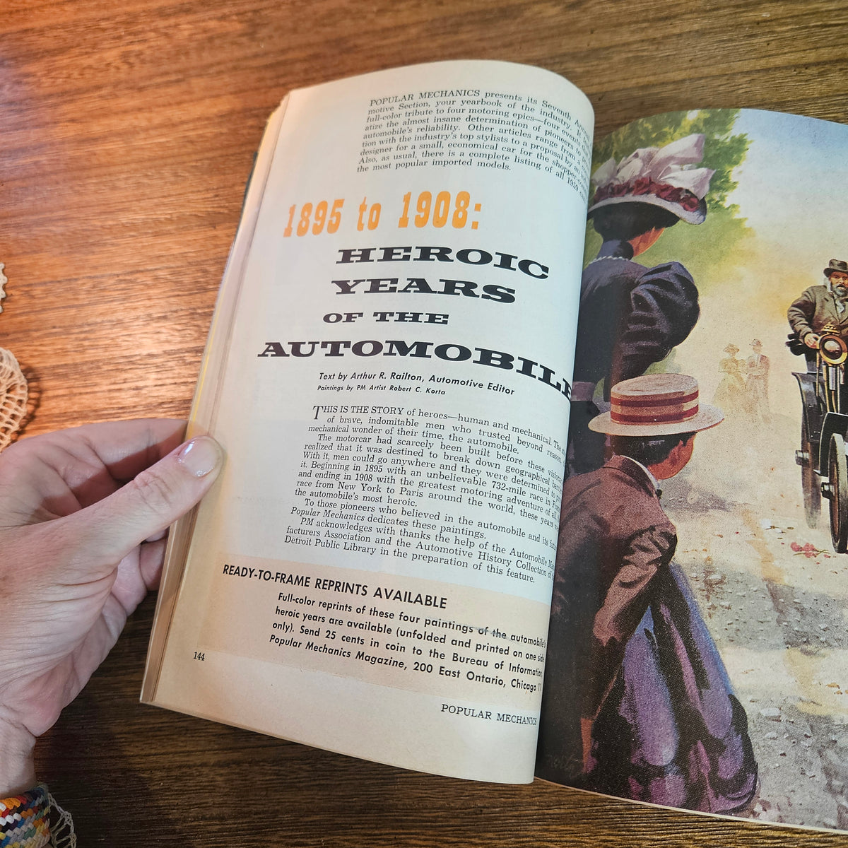 Popular Mechanics January 1959 Annual Auto Section Magazine