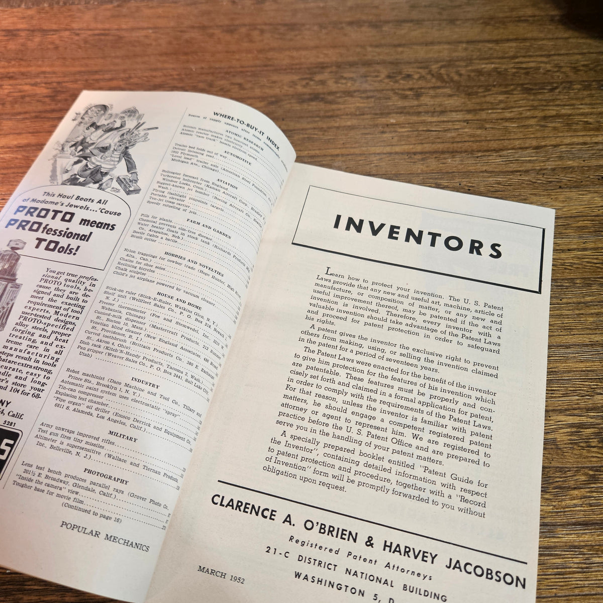 Popular Mechanics March 1952 50th Anniversary Helicopter Issue