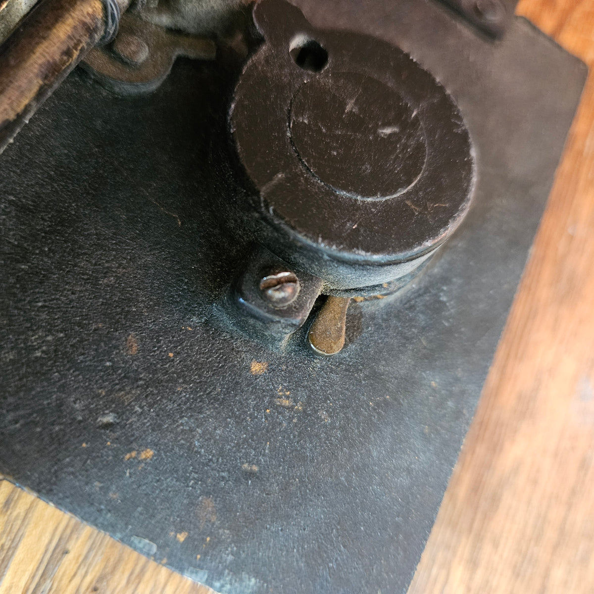 Vintage U.S. Post Office Box Door No. 14 Combination Lock