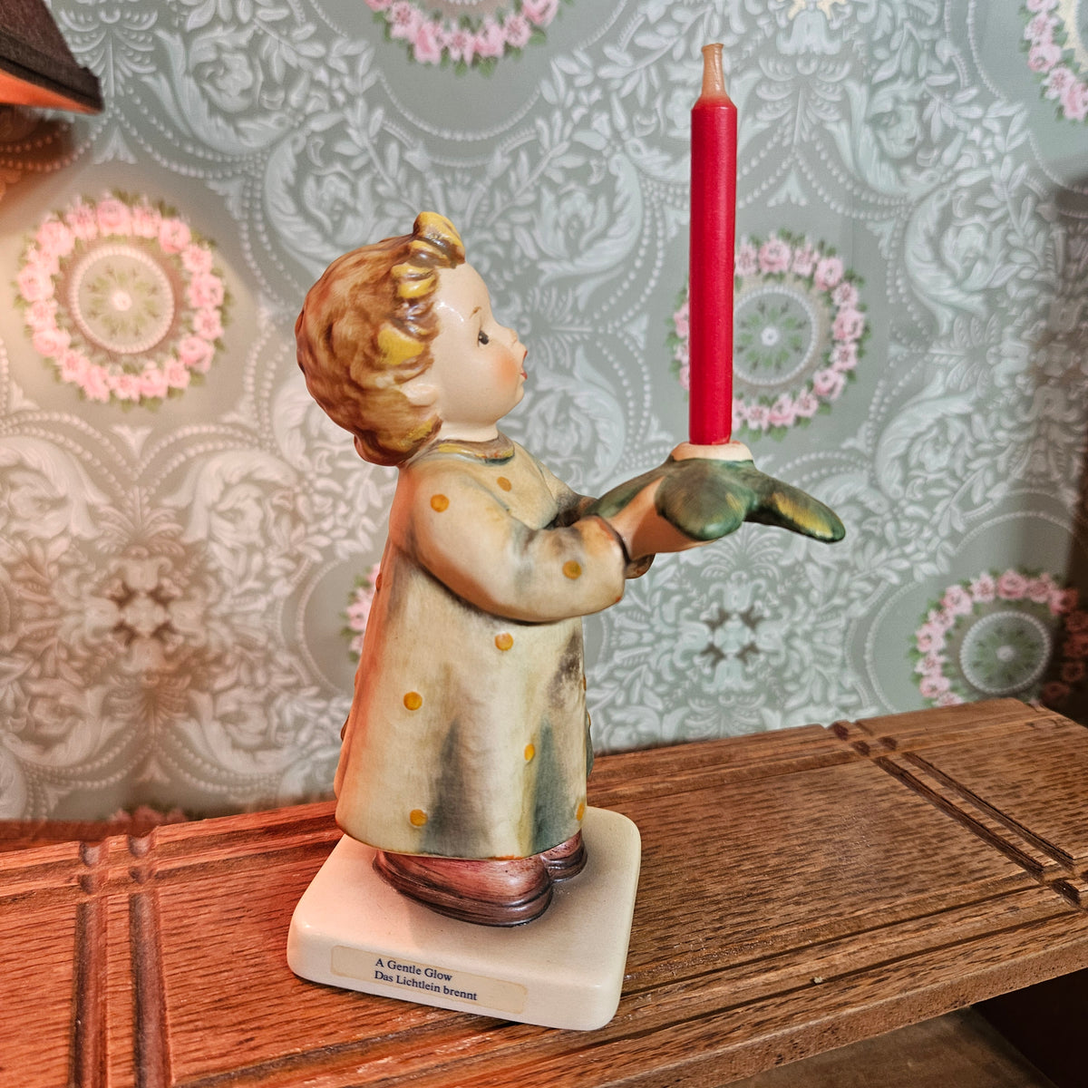 Goebel Hummel A Gentle Glow Hum 439 Candleholder with Box