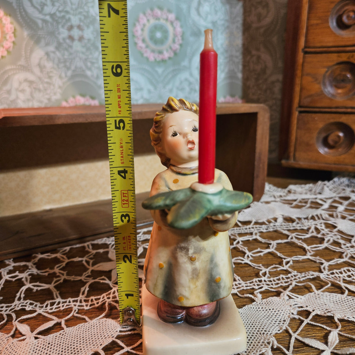 Goebel Hummel A Gentle Glow Hum 439 Candleholder with Box