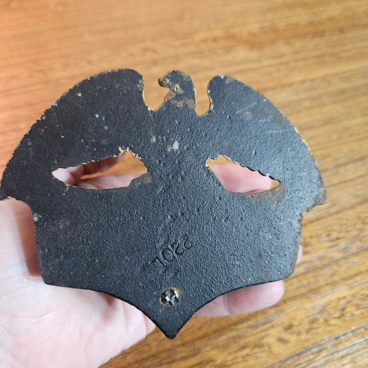 Style Cast Iron Eagle Wall Match Holder