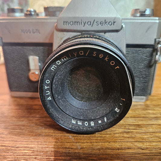 Mamiya/Sekor 1000 DTL Camera with 50mm f/2 Lens