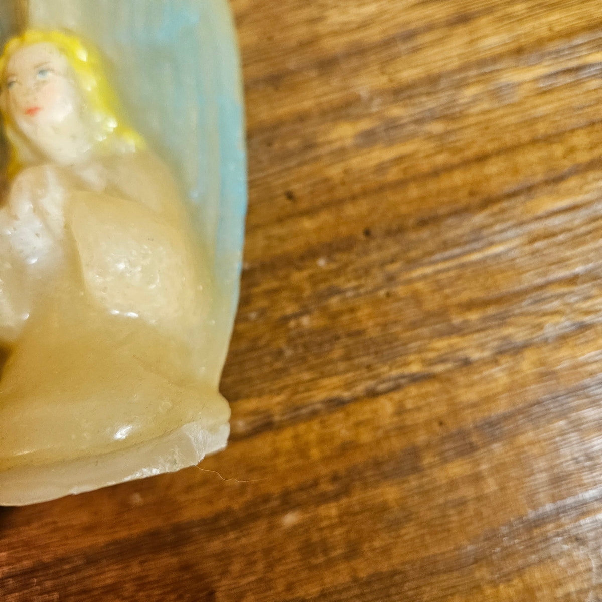 Praying Angel Figural Candles Pair