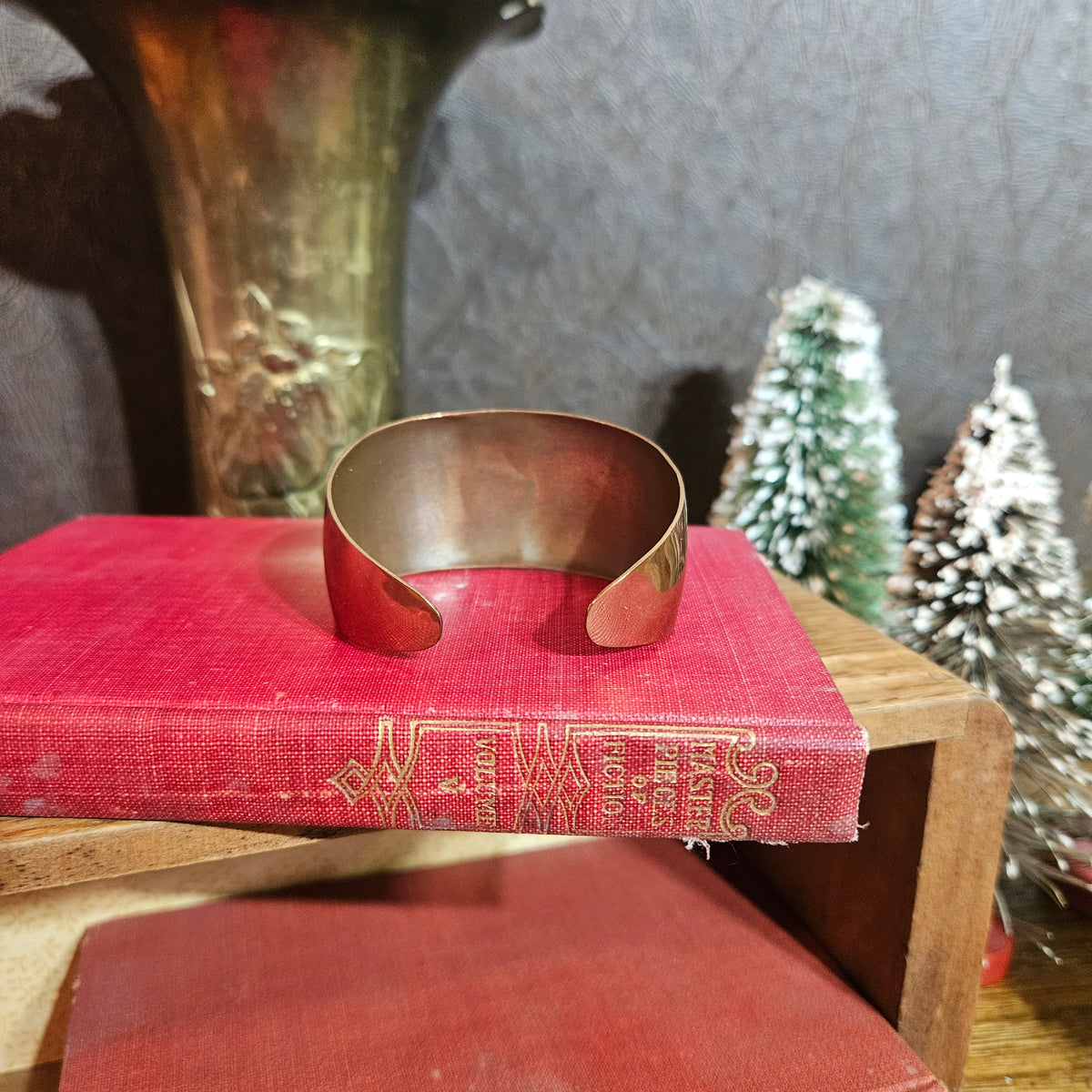 Mixed-Metal Puffin Cuff Bracelet