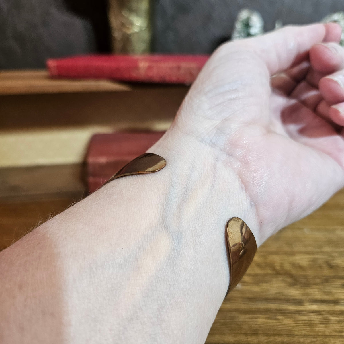 Mixed-Metal Puffin Cuff Bracelet